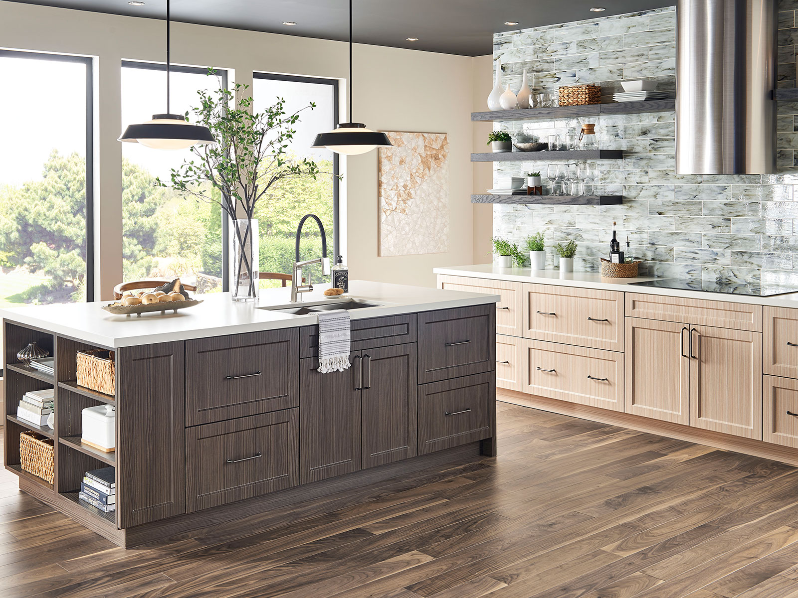 Bertch Arcadia Folkstone Summer Breeze Kitchen Cabinets